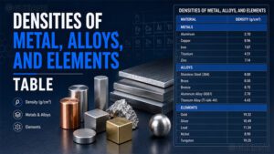 densities-of-metals-table